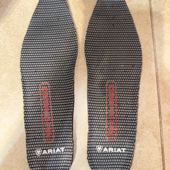 Ariat Black Caiman Belly Western Cowboy Boots with Embroidered Design - Picture 12 of 12